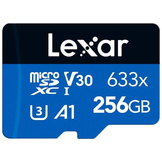 256Gb Lexar Lsdmı256Bb633A 633X Mıcrosdxc Hıgh-Performancec10 A1 V30 U3 Hafıza Kartı 