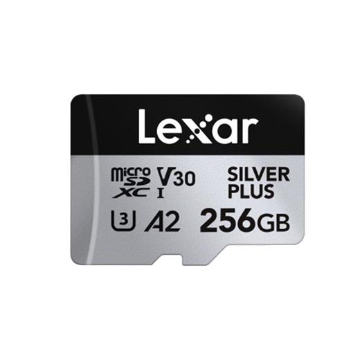 256Gb Lexar Lmssıpl256G-Bnang Hıgh-Performance Sılver Plus Mıcrosdxc Uhs-I Up To 205Mb/S Read 150Mb/S Wrıte C10 A2 V30 