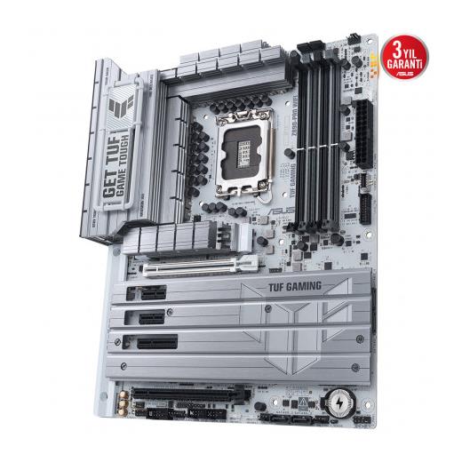 Asus Tuf Gamıng Z890-Pro Wıfı 1851P Ddr5 Ses Glan Dp/Hdmı/Usb Sata3 Usb3.2 Atx