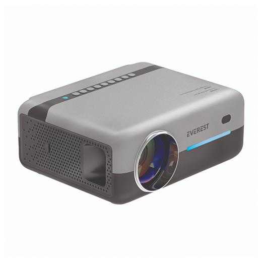Everest Pj03, 300 Led Lümen, 1920X1080, 2Xhdmı, 1Xusb, Tf Soket, Wifi, Bluetooth, 30.000 Saat Led Ömrü, 3W Speaker, Android 9.0, Full Hd Projeksiyon Cihazı