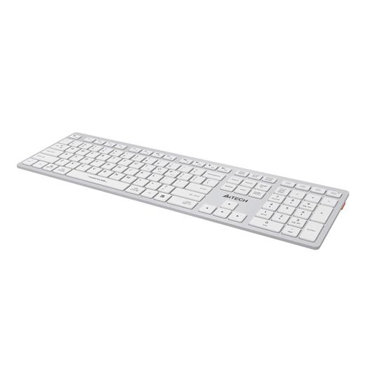 A4 Tech Fstyler Fbx50C Beyaz Bluetooth+2.4G Nano Fn Şarjlı Multimedya Klavye