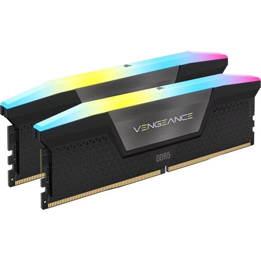 Corsaır Cmh96Gx5M2B6400C32 96Gb (2X48Gb) Ddr5 6400Mt/S Cl32 Vengeance Rgb Sogutuculu Dımm Bellek Black