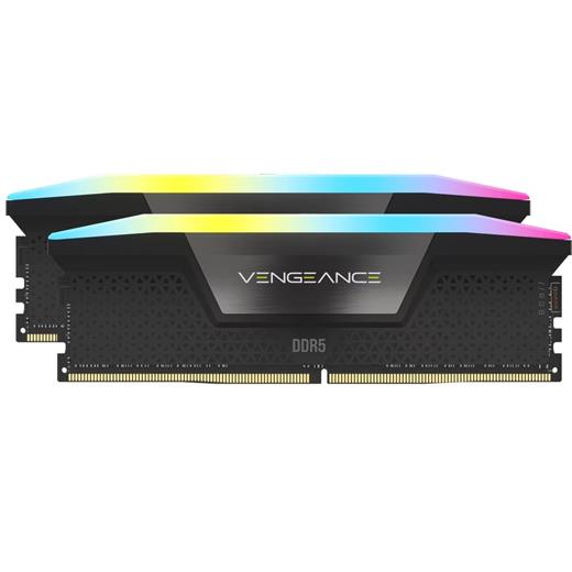 Corsaır Cmh96Gx5M2B6400C32 96Gb (2X48Gb) Ddr5 6400Mt/S Cl32 Vengeance Rgb Sogutuculu Dımm Bellek Black