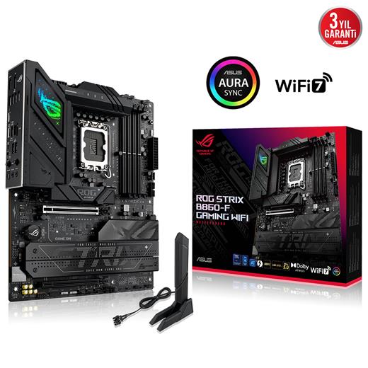 Asus ROG Strix B860-F Gaming Wi-Fi  DDR5 1851P DP HDMI 4xM2 RGB BT WiFi 7 ATX