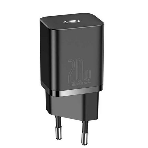 Baseus CCSUP-B01 Super Si QC 20W Type-C Şarj Cihazı - Siyah