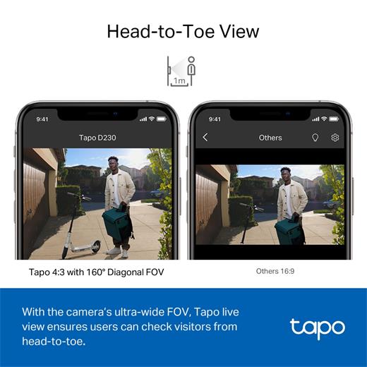 TP-LINK Tapo D230S1 Smart&Video doorbell