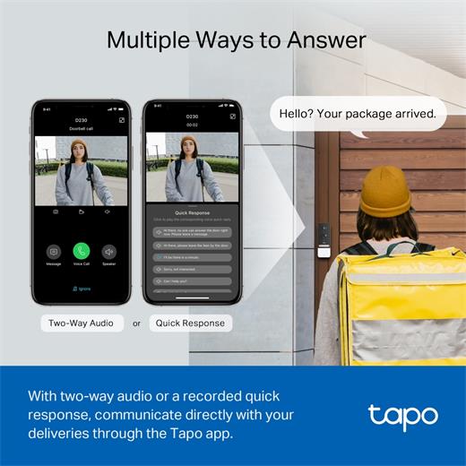 TP-LINK Tapo D230S1 Smart&Video doorbell