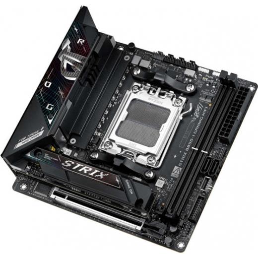 ASUS ROG STRIX B850-I GAMING WIFI AMD B850 AM5 DDR5 6400 DP HDMI 3X M2 USB3.2 WİFİ 6E BT AURA RGB 2.5GBİT LAN ATX ARMOURY CRATE AI SUİTE 3 PCIE SLOT Q RELEASE