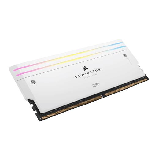 CORSAIR CMP96GX5M2B6400C32W 96GB (2x48GB) DDR5 DRAM 6400MT/s CL32 INTEL XMP MEMORY KIT DOMINATOR TITANIUM RGB WHITE