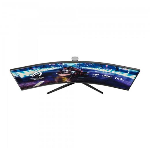 ASUS ROG STRIX XG49VQ 49 GAMING VA KAVISLI AURA RGB FREESYNC 2 HDR DFHD 3840X1080 1MS 144HZ DP HDMI USB MM VESA 3YIL ULTRA-WIDE HDR,DUSUK MAVI ISIK,YUKSEKLIK AYARI Monitör