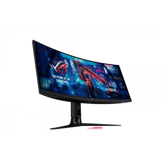 ASUS ROG STRIX XG349C 34 IPS KAVİSLİ FREESYNC VE GSYNC UYUMLU 3440x1440 1ms 180Hz 400cd DP HDMI USB Hoparlör VESA 3YIL ELMB, 135% sRGB, HDR YÜKSEKLİK AYARLI MONİTÖR