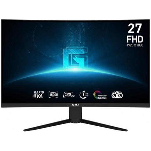 MSI 27 G27C3F 1920x1080 (FHD) 16:9 CURVE 1500R RAPID VA 180HZ 1MS FREESYNC PREMIUM GAMING MONITOR