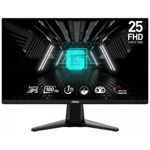 MSI 24.5 G255F 1920x1080 (FHD) 16:9 FLAT RAPID IPS 180HZ 1MS FREESYNC GAMING MONITOR