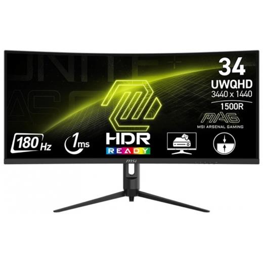 MSI 34 MAG 342CQR E2 CURVED VA 3440X1440 (WQHD) 21:9 180HZ 1MS GAMING MONITOR