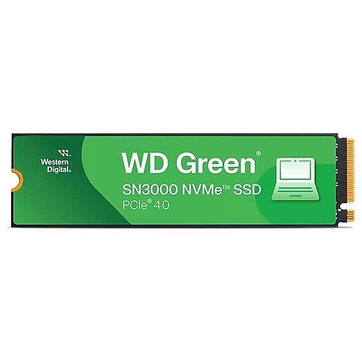 WD GREEN WDS500G4G0E 500GB M.2 NVMe SN3000 5000/4100MB/s GEN4 SSD