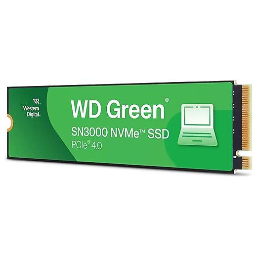 WD GREEN WDS500G4G0E 500GB M.2 NVMe SN3000 5000/4100MB/s GEN4 SSD