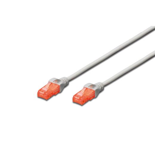 BC-U60015 Beek CAT. 6 Patch Kablo, U/UTP, 0,15 metre, AWG 26, Gri Renk, LSZH