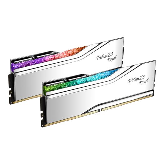 GSKILL F5-8400J4052G24GX2-TR5S Trident Z5 Royal Silver RGB DDR5-8400Mhz CL40 48GB (2x24GB) DUAL (40-52-52-134) 1.40V