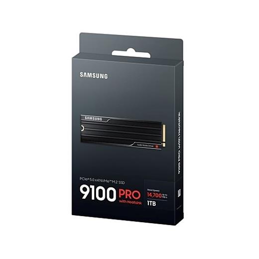 SAMSUNG MZ-VAP1T0CW 9100 PRO 1TB 14700/13300 Gen5 NVMe PCIe M.2 2280 SSD (Soğutuculu)