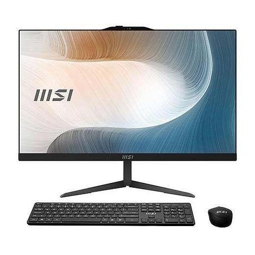 MSI MODERN AM242 12M-636XTR 23.8 LED 1920X1080 (FHD) I5-1235U 8GB DDR4 512GB SSD DOS SIYAH AIO PC