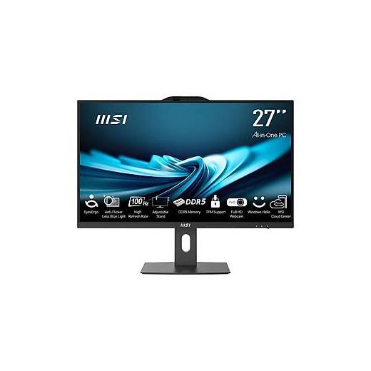 MSI PRO AP272P 14M-841XEU 27 FHD 16:9 (1920X1080) I3-14100 8GB DDR5 256GB SSD FDOS SIYAH AIO PC