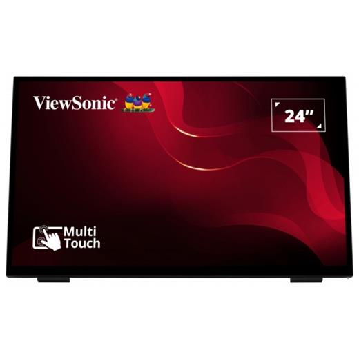 VIEWSONIC TD2465 DOKUNMATIK MONITOR 23.8 7MS 60HZ VA 1920X1080 FHD 250 VGA HDMI DP 16:9 20M:1 16.7M HOPARLOR 10 NOKTA DOKUNMATIK 4 KENAR CERCEVESIZ FLICKER FREE MAVI ISIK FILTRESI TILT VESA ENERGY STAR EPEAT