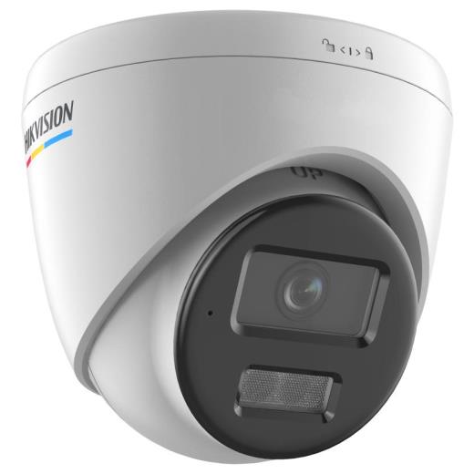 HIKVISION DS-2CD1347G2H-LIUF, 4Mpix, 2,8mm Lens, H265+, 30Mt Gece Görüşü, Dahili Mikrofon, Color Vu Lite, Full Time Color, Dome IP Kamera