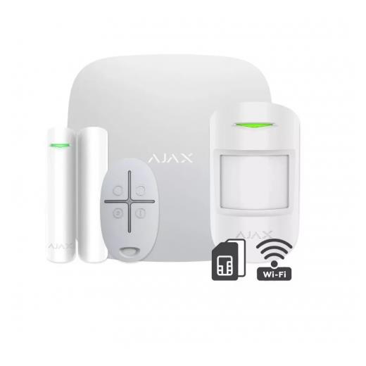 AJAX  StarterKit, Kablosuz, Alarm Kiti, BEYAZ