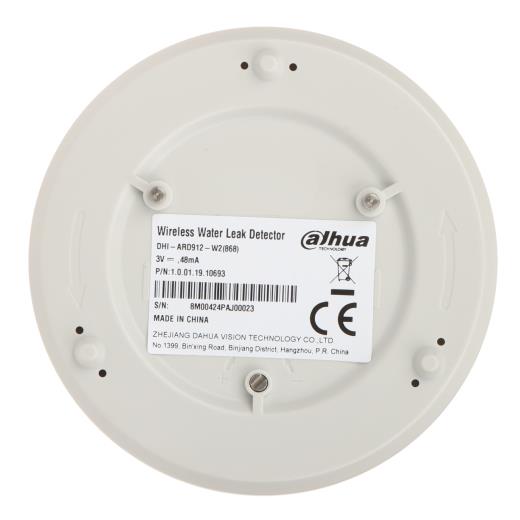 DAHUA ARD912-W2 Kablosuz, Su Sızıntı Dedektörü  Beyaz