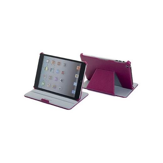 Celly CAFFE Ristretto Booktab Deri Ipad mini 2/3 Kılıf ve Standı (Vişne Kırmızı)
