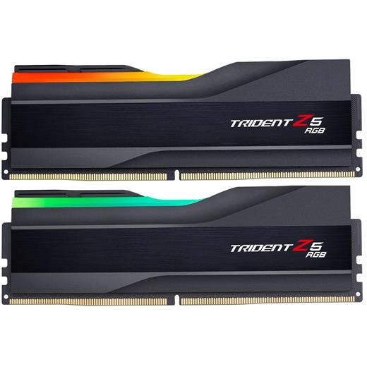 F5-6400J3239F24GX2-TZ5RK  GSKILL Trident Z5 RGB Siyah DDR5-6400Mhz CL32 48GB (2x24GB) DUAL (32-39-39-102) 1.35V
