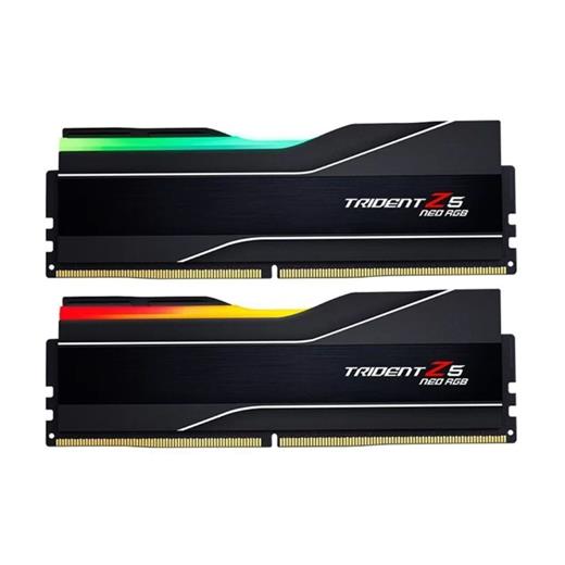 F5-6000J2636H48GX2-TZ5NR GSKILL TZ5 Neo RGB Siyah DDR5-6000Mhz CL26 96GB (2x48GB) DUAL (26-36-36-96) 1.45V AMD EXPO Teknoloj