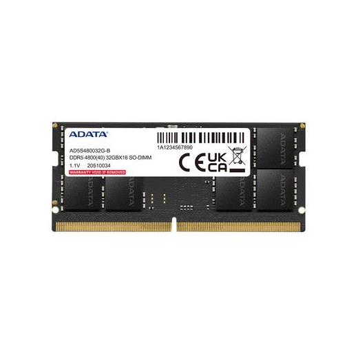 AD5S480032G-B Adata Bulk DDR5-4800Mhz CL40 32GB SO-DIMM 1.1V