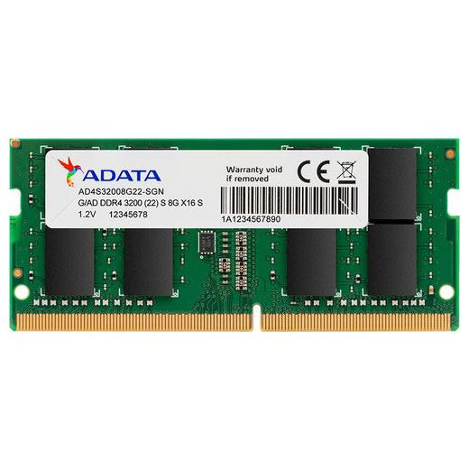 AD4S320032G22-SGN Adata DDR4-3200Mhz CL22 32GB SO-DIMM (22-22-22) 1.2V