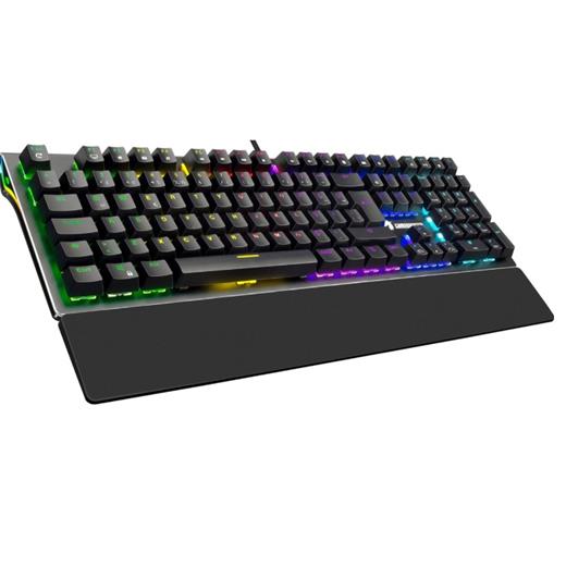 GAMEBOOSTER GB-G908B Q USB Bolt Rainbow Aydınlatmalı Siyah Blue Switch Mekanik Bileklikli