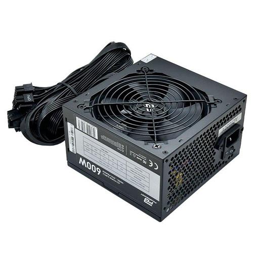 PowerBoost PB600AB 600W APFC 2*PCI-E 6+2 Pin 12cm Siyah Fanlı ATX PSU (Bulk) PB600AB