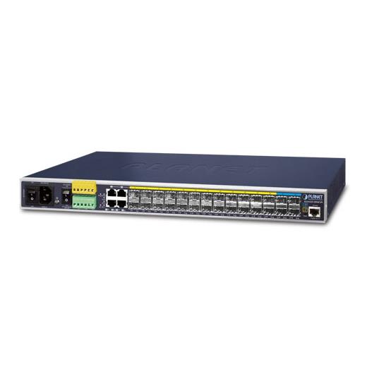 PL-IGS-6325-20S4C4X Endüstriyel Tip Yönetilebilir Ethernet Switch (Industrial Managed Ethernet Switch)<br>
L3<br>
14-Port 100/1G SFP (4 adet TP+ Paylaşımlı)<br>
10-Port 1G/2.5G SFP+<br> 
4-Port 10G SFP+ 