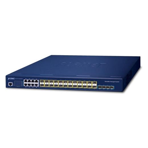 PL-SGS-6310-16S8C4XR Layer 3 Stack Edilebilir Switch (Layer 3 Stackable Switch)<br>
24 x 100/1000X SFP yuva<br>
8 x 10/100/1000T combo port<br>
4 x 1G/10G SFP+ yuva<br>
1 x Konsol port<br>
Çift Güç Kaynağı (100~240