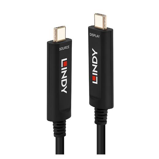 LIN-38501 5m Fiber Optik Hibrit USB Tip C Kablo, Yalnızca Ses / Video<br>
5m Fibre Optic Hybrid USB Type C Cable, Audio / Video Only