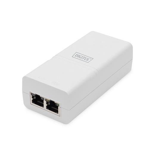 DN-95132 Digitus Gigabit Ethernet Aktif PoE+ Injektor, 802.3at, 30 W, beyaz renk<br>
Digitus Gigabit Ethernet Active PoE+ Injektor, 802.3at, 30 W, white