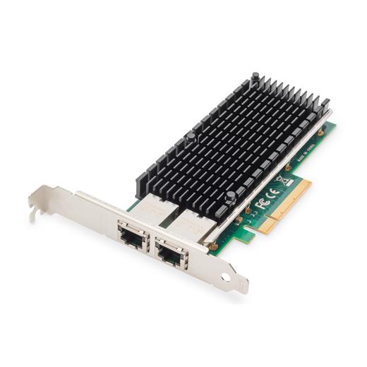 DN-10163 Digitus 10Gbps Çift Port Ethernet Adaptörü<br>
Digitus 10Gbps Dual Port Ethernet Server Adapter, PCIe X8, Intel X540 BT2