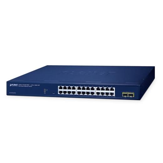 PL-GS-2210-24T2S Layer 2 Web Smart Ethernet Switch<br>
24 x 10/100/1000BASE-T port<br>
2 x 100/1000BASE-X SFP yuva<br>
24-Port 10/100/1000T + 2-Port 1000X SFP Web Smart Ethernet Switch