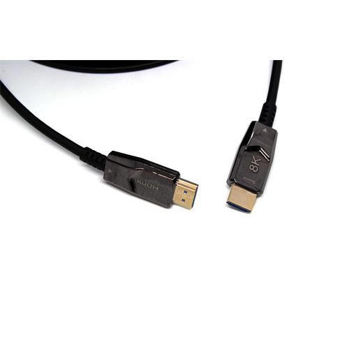 BC-DSP-HA-MM-AOC21-30 Beek HDMI 2.1 Aktif Fiber Optik Kablo (AOC), Tip A Erkek/Erkek, 8K@60HZ, 30 metre, altın kaplama<br>
Beek HDMI 2.1 Gold Optical Cable 8K@60hz, 30 meters