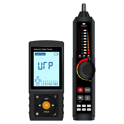 BT-LT-300S Beek 3" Şarj Edilebilir Ağ Kablosu Test Cihazı, RJ45 TDR Kablo Test Cihazı, Kablo İzleyici, Görsel Arıza Bulucu, Optik Güç Ölçer<br />
Beek 3 inch Rechargeable Network Cable Tester, RJ45 TDR Cable Tester + Digital Cable Tracer