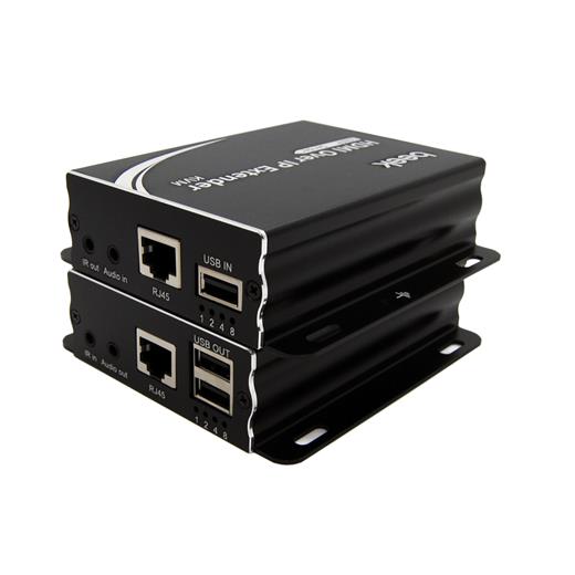 BS-EXT-HD2U-200 Beek IP HDMI KVM (Keyboard/Video Monitor/Mouse) Sinyal Uzatma Cihazı, Alıcı (Receiver) ve Verici (Sender) Birim dahil, 200 metre, maksimum çözünürlük 1080p<br>
Beek HDMI KVM Extender over IP, 200m, 1080P