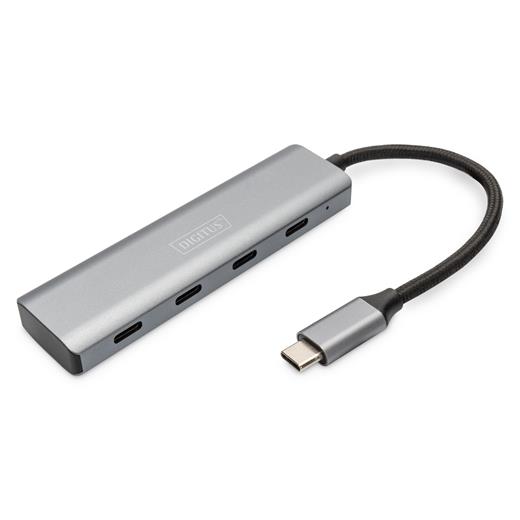 DA-70246 Digitus USB-C 4-Port Hub, 4 x USB-C port, 3.1 Gen1, 5Gbps<br>
Digitus USB-C 4 Port Hub, 4 x USB-C port, 3.1 Gen1, 5Gbps