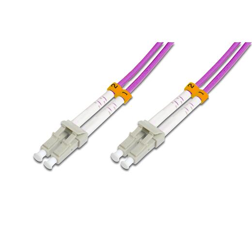 BC-FO-5LCLC-40/4 Beek LC-LC Fiber Optik Patch Kablo, Multimode OM 4 50/125 Duplex, 3.0mm, LSZH, 40 metre