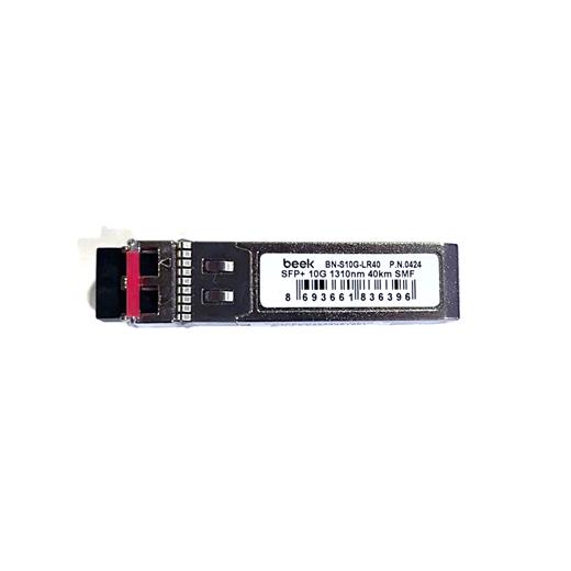 BN-S10G-LR40 Beek SFP+ 10GB Long Range LC/40 Km/1310nm/Singlemode Transceiver Cisco, Allied Telesis, Alcatel ürünleriyle uyumlu<br>
Beek SFP+ 10GB Long Range LC 40 Km 1310nm SM