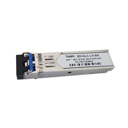 BN-GLC-LH-SM Beek 1000Base-LX (LC/20Km/1310nm/Single-Mode) SFP Modül, 1.25Gb/s, Cisco, Extreme, NORTEL, ZTE, Huawei, Alcatel, ZyXEL, Netgear, AVAYA, Juniper, Linksys, Enterasys ürünleriyle uyumlu