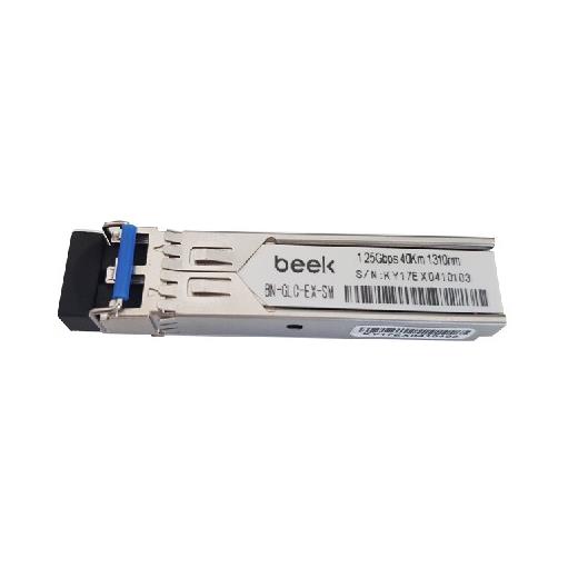 BN-GLC-EX-SM Beek 1000Base-LX (LC/40Km/1310nm/Single-Mode) SFP Modül, 1.25Gb/s, Cisco, Extreme, NORTEL, ZTE, Huawei, Alcatel, ZyXEL, Netgear, AVAYA, Juniper, Linksys, Enterasys ürünleriyle uyumlu